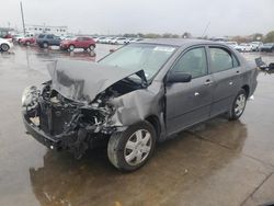 Salvage cars for sale at Grand Prairie, TX auction: 2005 Toyota Corolla CE