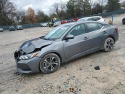 Salvage cars for sale at Madisonville, TN auction: 2022 Nissan Sentra SV