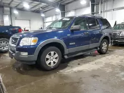 Ford salvage cars for sale: 2006 Ford Explorer XLT