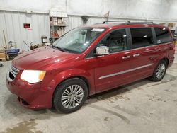 Salvage cars for sale from Copart Milwaukee, WI: 2013 Chrysler Town & Country Touring L