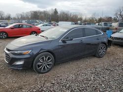 Salvage cars for sale at Chalfont, PA auction: 2022 Chevrolet Malibu RS