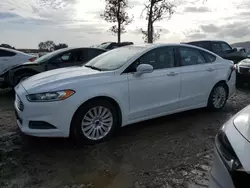 Salvage cars for sale at San Martin, CA auction: 2015 Ford Fusion SE Hybrid