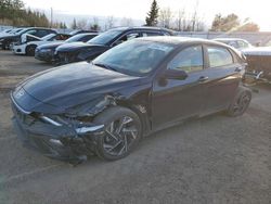 Salvage cars for sale at Bowmanville, ON auction: 2024 Hyundai Elantra SEL