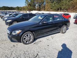 Salvage cars for sale at Fairburn, GA auction: 2016 Mercedes-Benz C 300 4matic