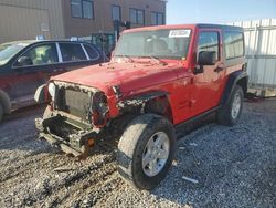 Salvage cars for sale at Kansas City, KS auction: 2015 Jeep Wrangler Sport