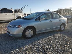 Salvage cars for sale at Mebane, NC auction: 2006 Honda Civic Hybrid