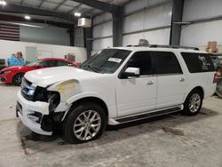 Carros salvage sin ofertas aún a la venta en subasta: 2017 Ford Expedition EL Limited