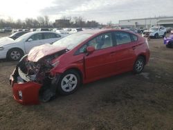 Salvage cars for sale from Copart New Britain, CT: 2011 Toyota Prius