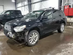 Salvage cars for sale at Ham Lake, MN auction: 2010 Toyota Highlander Hybrid