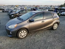 Salvage cars for sale at Antelope, CA auction: 2013 Toyota Prius C