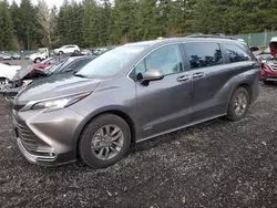 Vehiculos salvage en venta de Copart Graham, WA: 2021 Toyota Sienna XLE