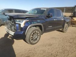 Salvage cars for sale from Copart Brighton, CO: 2023 Toyota Tundra Crewmax Limited