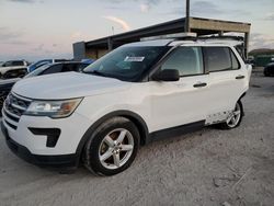 Salvage cars for sale at West Palm Beach, FL auction: 2018 Ford Explorer