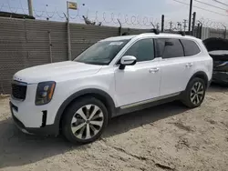 KIA Telluride Vehiculos salvage en venta: 2022 KIA Telluride EX