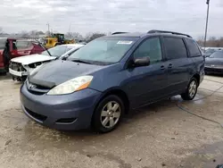 Salvage cars for sale at Louisville, KY auction: 2006 Toyota Sienna CE