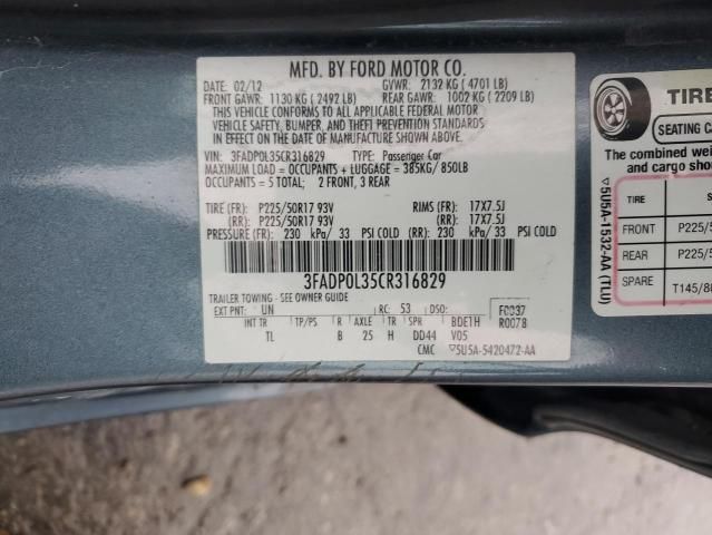 2012 Ford Fusion Hybrid