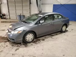 Salvage cars for sale from Copart Chalfont, PA: 2009 Honda Civic Hybrid