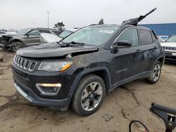 Jeep Compass salvage cars for sale: 2018 Jeep Compass Limited