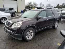 Salvage cars for sale at Woodburn, OR auction: 2009 GMC Acadia SLT-1