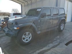 Jeep salvage cars for sale: 2019 Jeep Wrangler Unlimited Sport