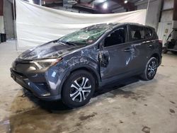 Salvage cars for sale at North Billerica, MA auction: 2017 Toyota Rav4 LE