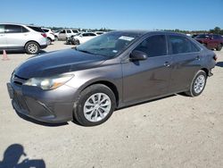 Salvage cars for sale at Houston, TX auction: 2015 Toyota Camry LE