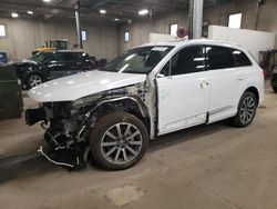 Salvage cars for sale at Blaine, MN auction: 2019 Audi Q7 Premium Plus