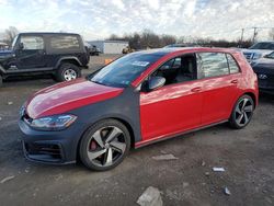 Salvage cars for sale at Hillsborough, NJ auction: 2018 Volkswagen GTI S/SE