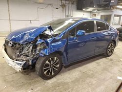 Salvage cars for sale at Wheeling, IL auction: 2013 Honda Civic EX