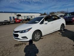 Carros salvage a la venta en subasta: 2017 Chevrolet Cruze LS