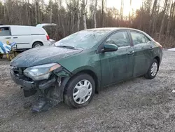 2016 Toyota Corolla L en venta en Cookstown, ON