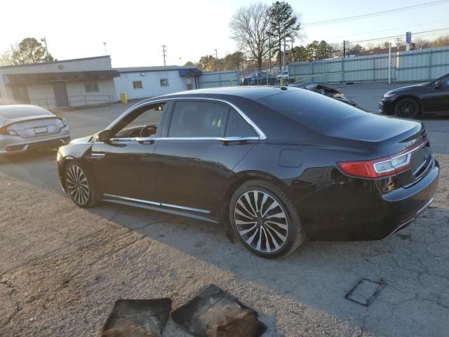 2017 Lincoln Continental Black Label