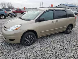 Salvage cars for sale at Barberton, OH auction: 2006 Toyota Sienna CE