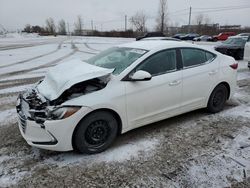 Salvage cars for sale at Montreal Est, QC auction: 2018 Hyundai Elantra SEL