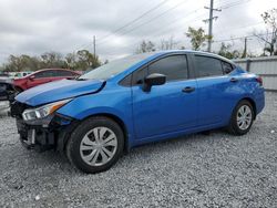 Salvage cars for sale at Riverview, FL auction: 2021 Nissan Versa S