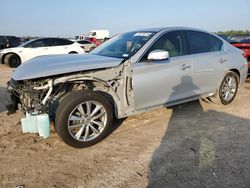 Salvage cars for sale at Houston, TX auction: 2015 Infiniti Q50 Base