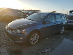 Salvage cars for sale at Cahokia Heights, IL auction: 2015 Volkswagen Golf Sportwagen TDI S