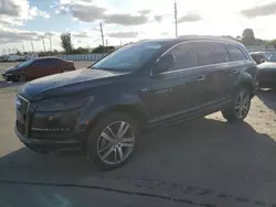 Salvage cars for sale at Miami, FL auction: 2014 Audi Q7 Premium Plus