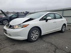 Salvage cars for sale at Pennsburg, PA auction: 2012 Honda Civic LX