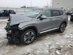 Hyundai Santa fe salvage cars for sale: 2019 Hyundai Santa FE Limited