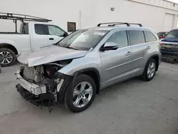 Toyota salvage cars for sale: 2018 Toyota Highlander Limited