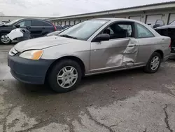 Salvage cars for sale at Louisville, KY auction: 2002 Honda Civic LX