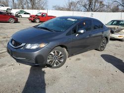 Salvage cars for sale at Bridgeton, MO auction: 2013 Honda Civic EX