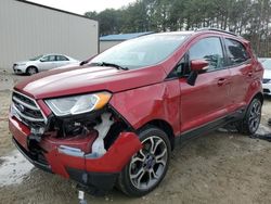 Ford Ecosport salvage cars for sale: 2018 Ford Ecosport SE