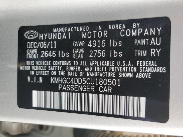 2012 Hyundai Genesis 3.8L