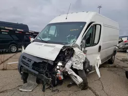 Salvage trucks for sale at Woodhaven, MI auction: 2017 Dodge RAM Promaster 2500 2500 High