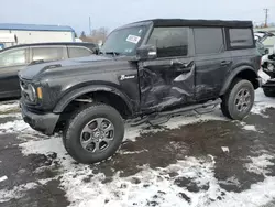 Salvage cars for sale at Pennsburg, PA auction: 2022 Ford Bronco Base