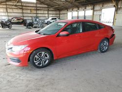 Honda salvage cars for sale: 2016 Honda Civic LX