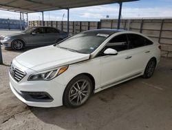 Salvage cars for sale at Anthony, TX auction: 2015 Hyundai Sonata Sport