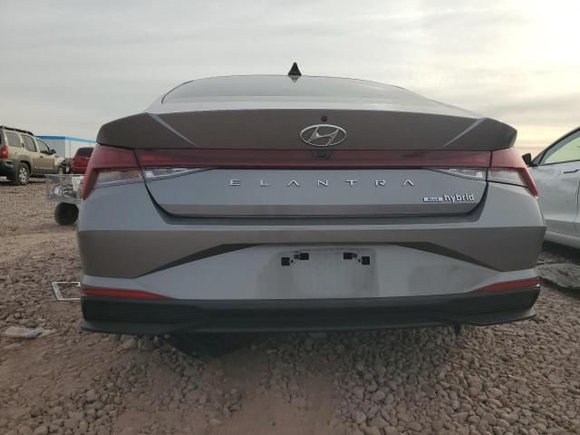 2021 Hyundai Elantra Blue